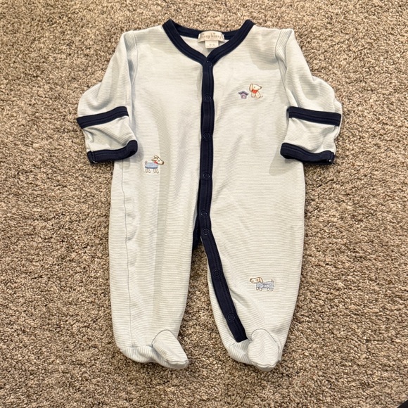 Kissy Kissy | One Pieces | Kissy Kissy Light Blue Striped With Navy ...